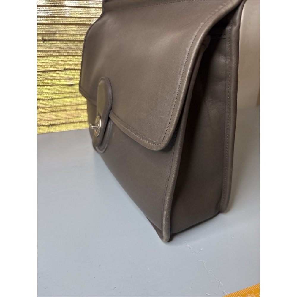 Vintage Coach Willis 9927 gray leather Crossbody Costa Rica soft hang Tag (S7) - Picture 8 of 16